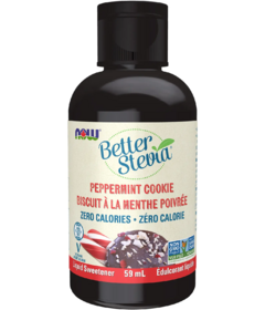 NOW BetterStevia Liquid Peppermint Cookie