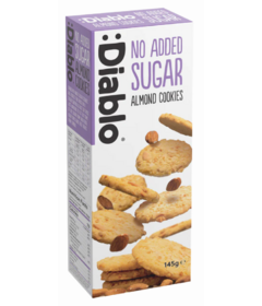 Diablo No Added Sugar Almond Cookies