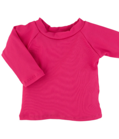 Current Tyed Clothing Ribbed Rashguard Hot Pink