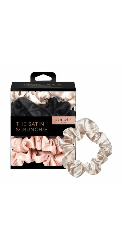 Satin Sleep Pillow Scrunchies - Blush/Gray – KITSCH