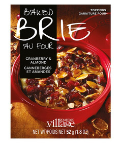Gourmet Du Village Brie Topping Mix Cranberry & Almond
