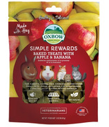 Oxbow Simple Rewards Small Animal Baked Treats Apple & Banana