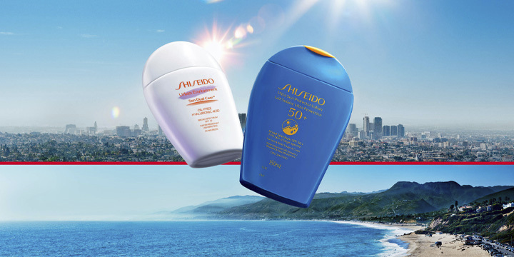 Shiseido sunscreen products