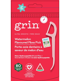 Grin Floss Picks Watermelon Flavoured
