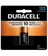 Batterie au lithium Duracell 123