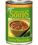 Amy's Soupe aux légumes et lentilles biologiques à teneur réduite en sodium