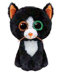Ty Beanie Boo Luna Cat Black
