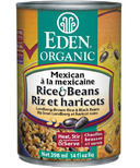 Eden Organic Canned Mexican Rice & Black Beans
