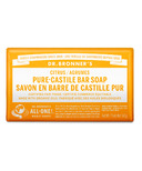 Pain de savon Pure Castille Dr. Bronner's Citrus Orange