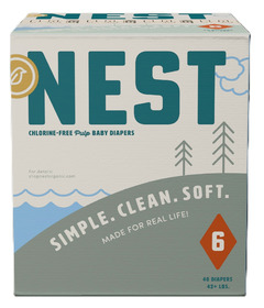 Nest Chlorine-Free Baby Diapers Size 6