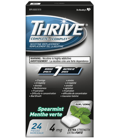 Thrive Complete Nicotine Replacement Gum 4mg Fresh Spearmint