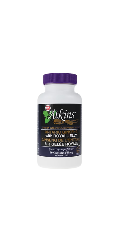Atkins Ginseng Atkins Ginseng Ontario Ginseng with Royal Jelly