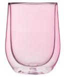 Corkcicle Stemless Glass Set of Two Blush
