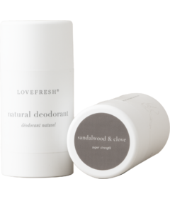 Lovefresh Natural Deodorant Super Strength Sandalwood & Clove