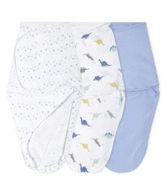 Aden + Anais Easy Swaddle Wraps Cotton Pack Dino-rama