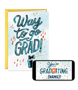 Hallmark Personalized Video Graduation Card Air Horns