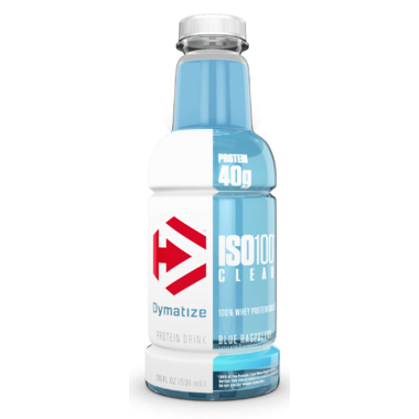 Dymatize Nutrition ISO100 Clear Whey Protein Isolate Drink Blue Raspberry Dymatize Nutrition ISO100 Clear Whey Protein Isolate Drink Blue Raspberry