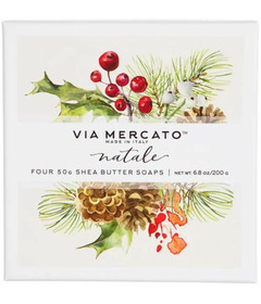 Via Mercato Natale Collection Soaps Gift Set