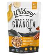 Wildway Granola sans céréales, banane et noix