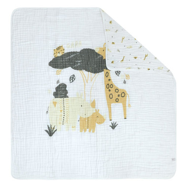 knotted muslin comforter