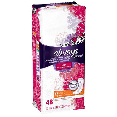Always Discreet Very Light Liners Always Discreet Very Light Liners