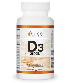 Orange Naturals Vitamin D3 2500IU