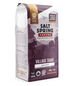 Salt Spring Coffee Village Trade Dark Roast Whole Bean Coffee