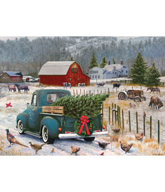 image of Cobble Hill Home for Christmas Jigsaw Puzzle with sku:338367