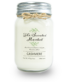 The Scented Market Soy Wax Candle Cashmere