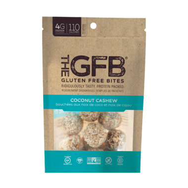 The GFB Gluten Free Bites Coconut Cashew The GFB Gluten Free Bites Coconut Cashew