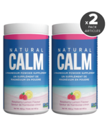 Natural Calm Magnesium Powder Raspberry-Lemon Bundle