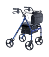 Drive Medical Hugo Elite Rolling Walker Blue