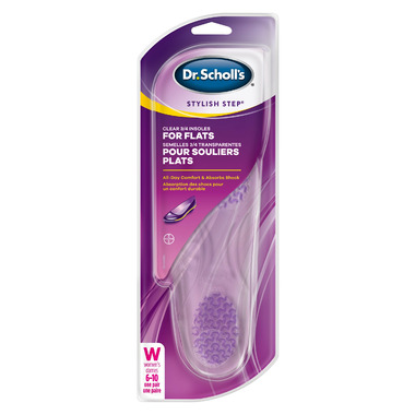 Dr. Scholl\'s Stylish Step Clear Insoles for Flats Dr. Scholl\'s Stylish Step Clear Insoles for Flats