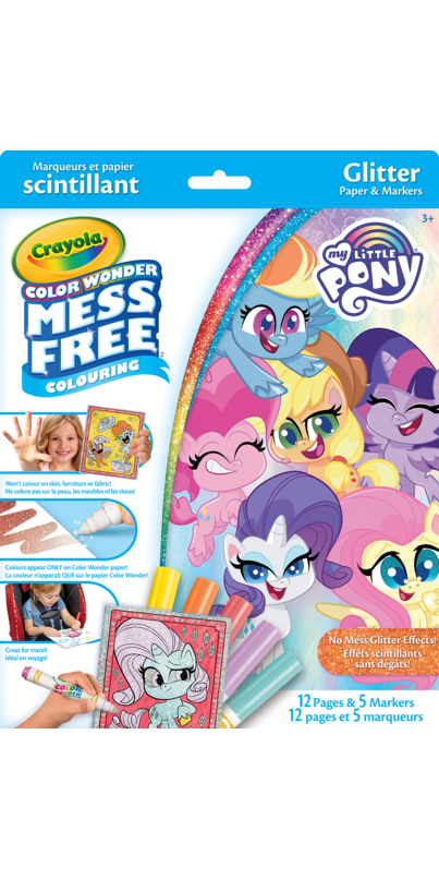 Buy Crayola My Little Pony Color Wonder Glitter Kit at Well.ca | Free ...