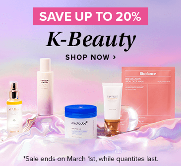 Save up to 20% on K Beauty 