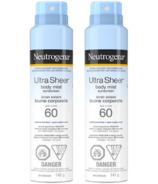 Neutrogena Ultra Sheer Body Mist Sunscreen SPF 60 Bundle