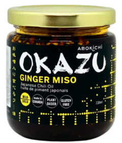 Abokichi OKAZU Ginger Miso Japanese Chili Oil Condiment