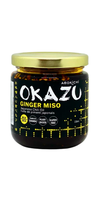Buy Abokichi OKAZU Ginger Miso Japanese Chili Oil Condiment at