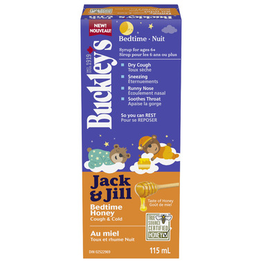 Buy Buckley's Jack & Jill Bedtime Honey Cough & Cold Syrup for Kids at