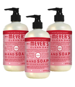 image of Mrs. Meyer's Clean Day Hand Soap Peppermint Bundle with sku:315977