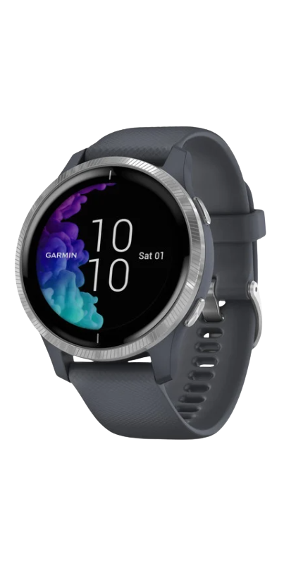 Buy Garmin Venu Granite Blue with Silver at Free