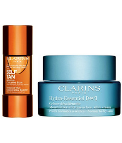 Clarins Self-Tanning Golden Glow Bundle