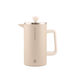 GROSCHE Dublin Stainless Steel French Press Sand Beige