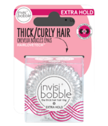 invisibobble Extra Hold Hair Rings Crystal Clear