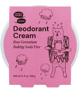 meow meow tweet Deodorant Cream Baking Soda Free Rose Geranium