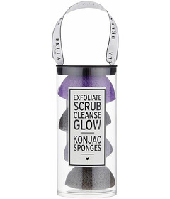 Bella Sleep + Spa Konjac Sponges Lilac Ash