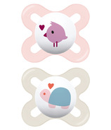 MAM Newborn Pacifiers Set Animals Pink and Linen
