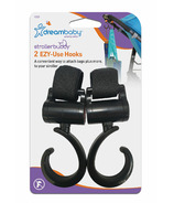 Dreambaby Strollerbuddy EZY-Use Stroller Hooks Black