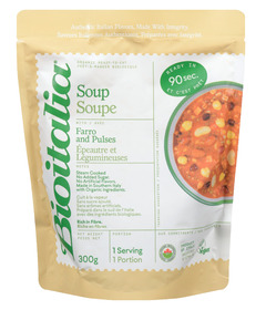 Bioitalia Soup with Farro and Pulses