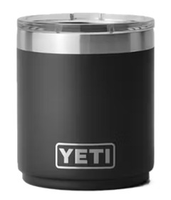 YETI Rambler Lowball 2.0 with Mag Slider Lid Black